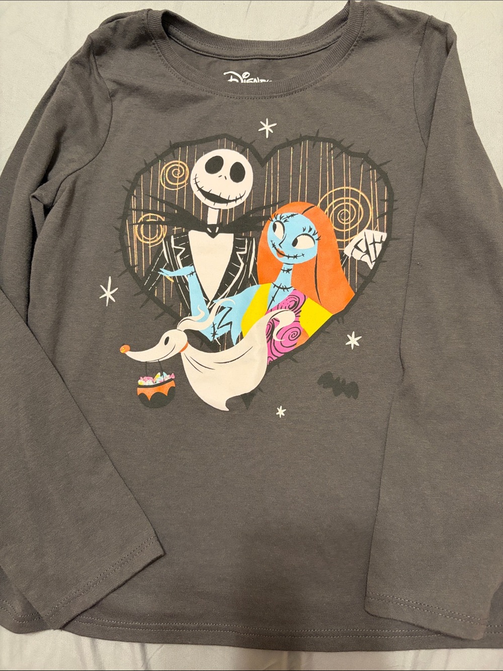5 for $25! Disney Halloween long sleeve size 6x Jack the skeleton